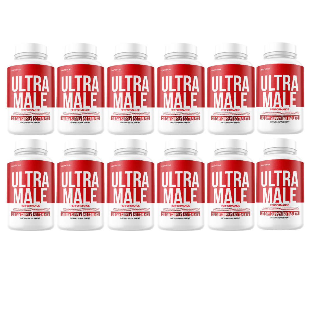 Ultra Male - Male Performance Dietary Supplement 60 Tablets (12 Pack)